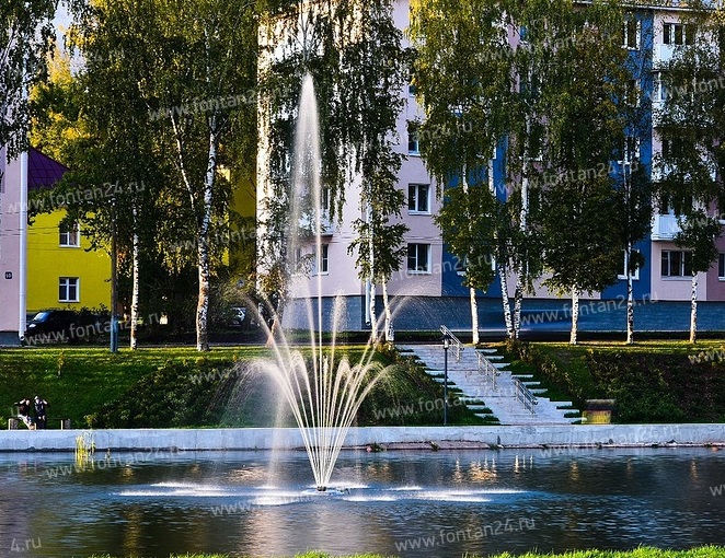 Плавающий фонтан "Корона III", h=8 м