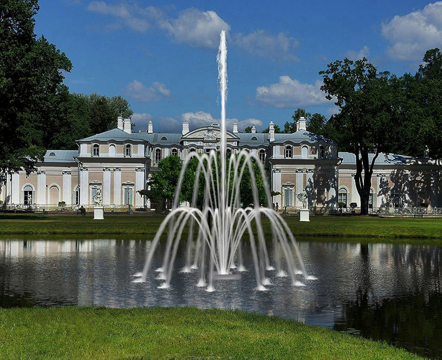 Плавающий фонтан "Корона III", h=8 м