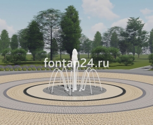 Фонтан для города "Дуэт малый" ø=2 м