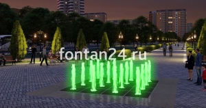 Фонтан для города "Кубик-Рубик средний"  4x4 м